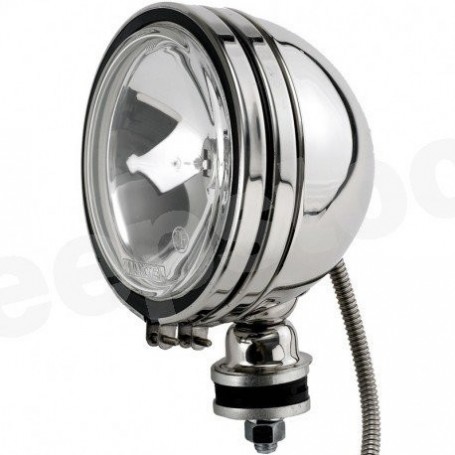 PHARE OFF ROAD 5" INOX 12V 100W & CACHE (res.comp.)