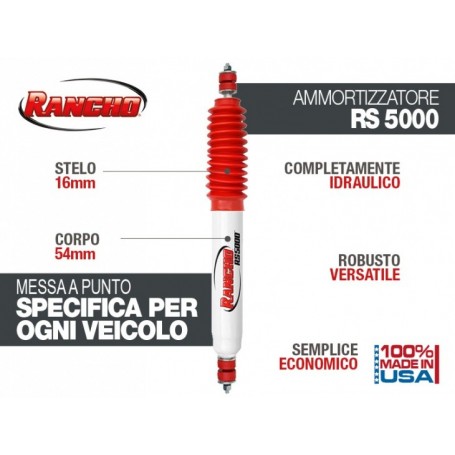 AMORTISSEUR RANCHO 5000 POUR DAIHATSU FEROZA F310 ARRIERE