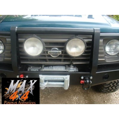 PARE CHOC AVANT AVEC BULLBAR Y60 SANS TROUS POUR PHARES DE TRAVAIL