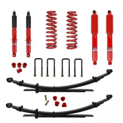 KIT DE SUSPENSION PEDDERS REHAUSSE +40MM TARAGE HEAVY DUTY POUR ISUZU D-MAX A PARTIR DE 2012 