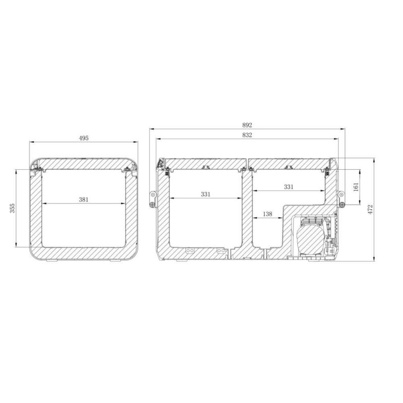 DOMETIC CFX3 75 DUAL ZONE (12/24 100-240V) 