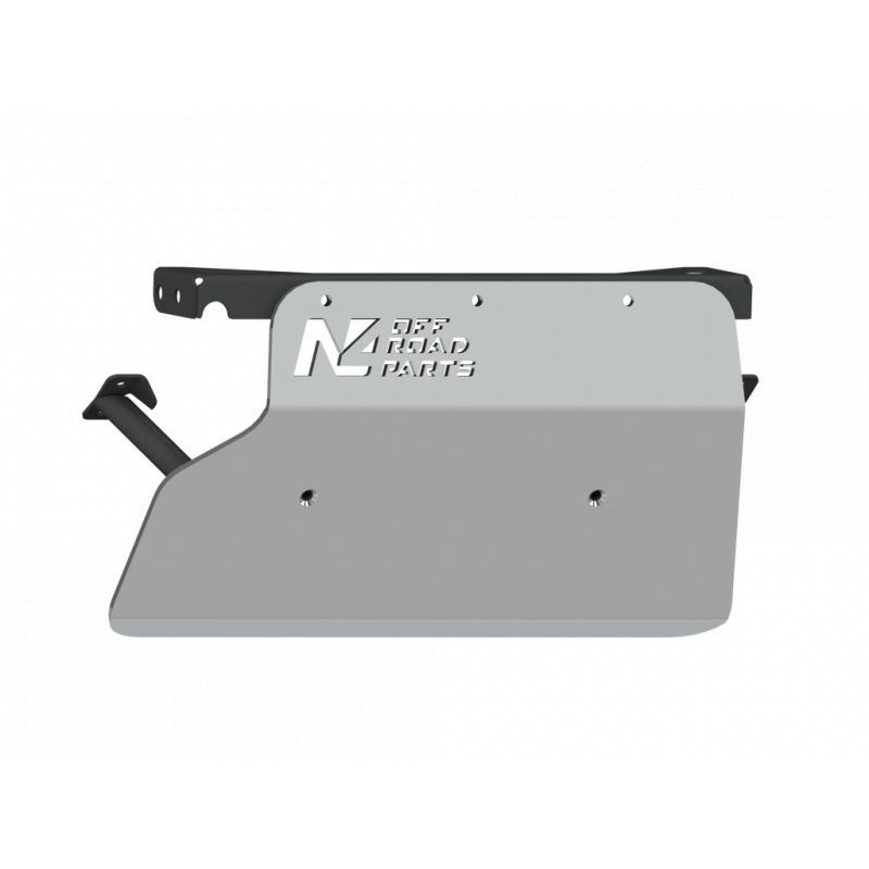 Ski de protection avant en aluminium 8mm pour Nissan Patrol GR Y61 avant 2003 