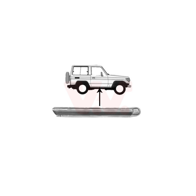 BAS DE CAISSE DROIT TOYOTA SERIE 7 