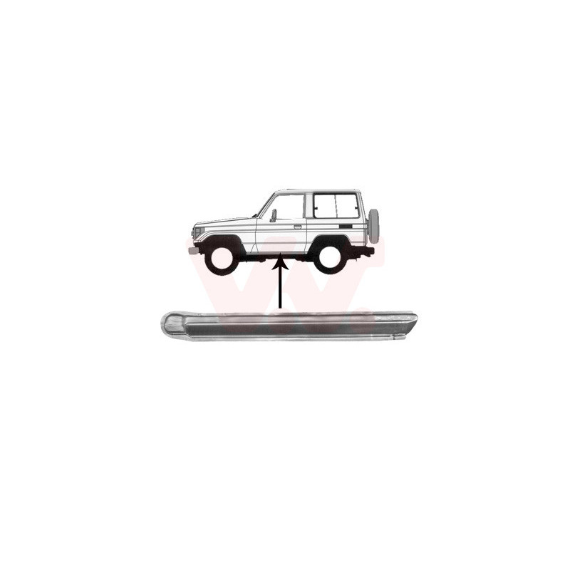 BAS DE CAISSE GAUCHE TOYOTA SERIE 7 