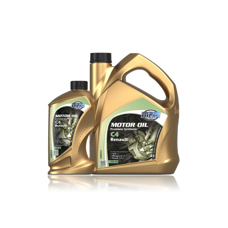 HUILE MOTEUR 5W-30 Premium Synthetic C4 Renault 5 LITRES 