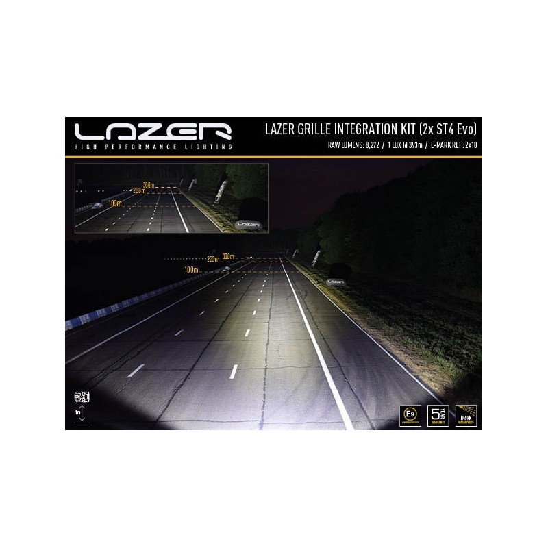 KIT INTEGRATION CALANDRE LONGUE PORTEE ST4 EVOLUTION POUR MERCEDES CLASSE-X (2017+) 