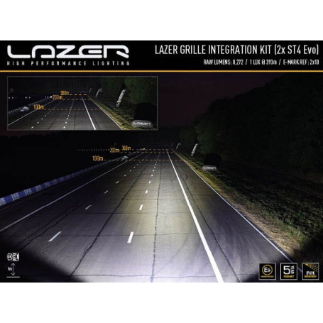 KIT INTEGRATION CALANDRE LONGUE PORTEE ST4 EVOLUTION POUR MERCEDES CLASSE-X (2017+) 