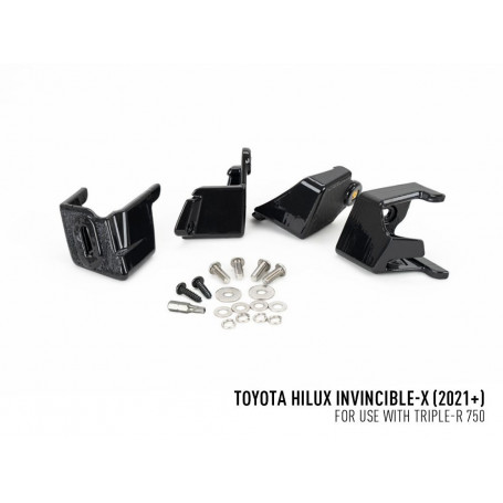 KIT INTEGRATION CALANDRE LONGUE PORTEE TRIPLE-R4 ELITE Gen2 POUR TOYOTA HILUX REVO INVINCIBLE X (2021+) 