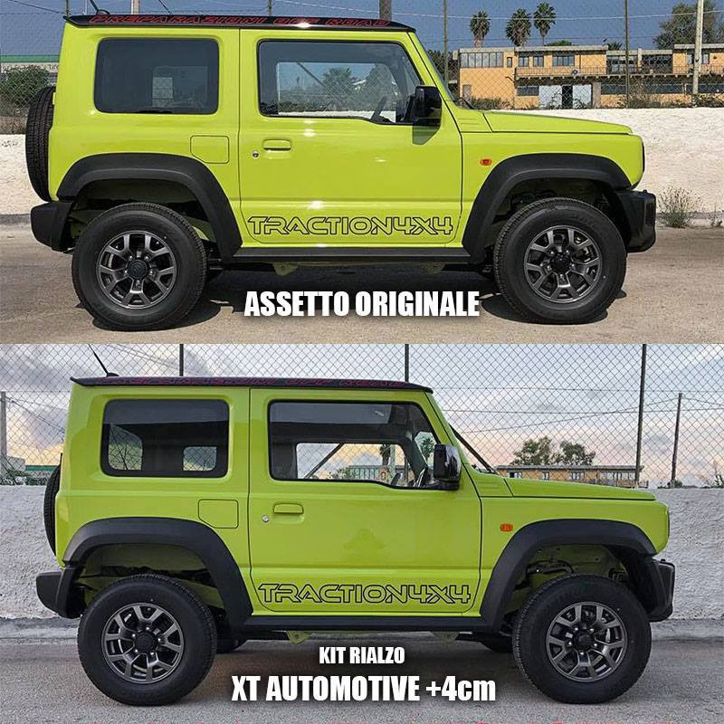 KIT REHAUSSE +4 CM XT POUR SUZUKI JIMNY À PARTIR DE 2018 