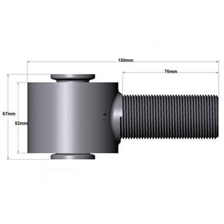 ROTULE UNIBALL 1,25 "(32MM) FIL DROIT 