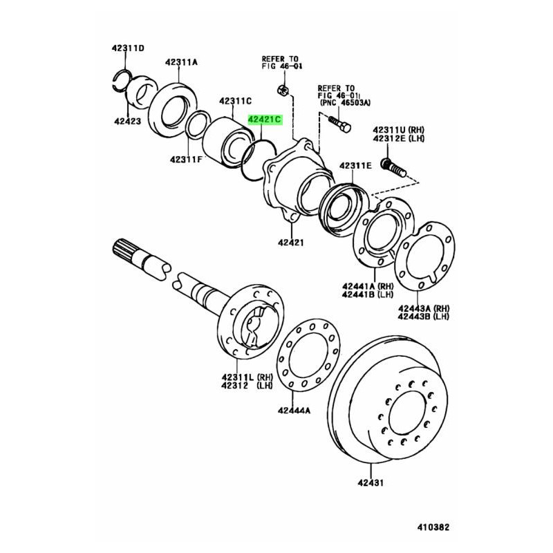 ROTULE Filetage Gauche 21x150 L:205mm [Equipementier Origine] 