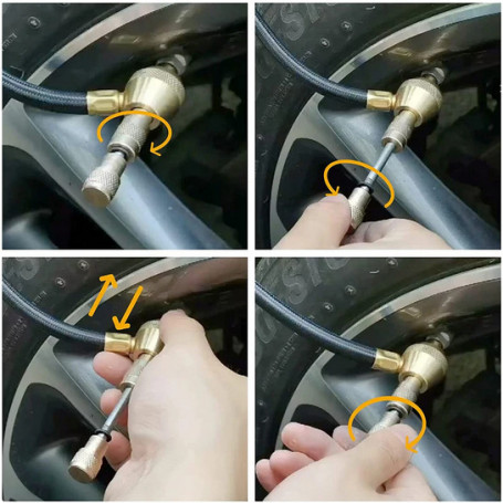 DEGONFLEUR RAPIDE AVEC MANOMETRE 