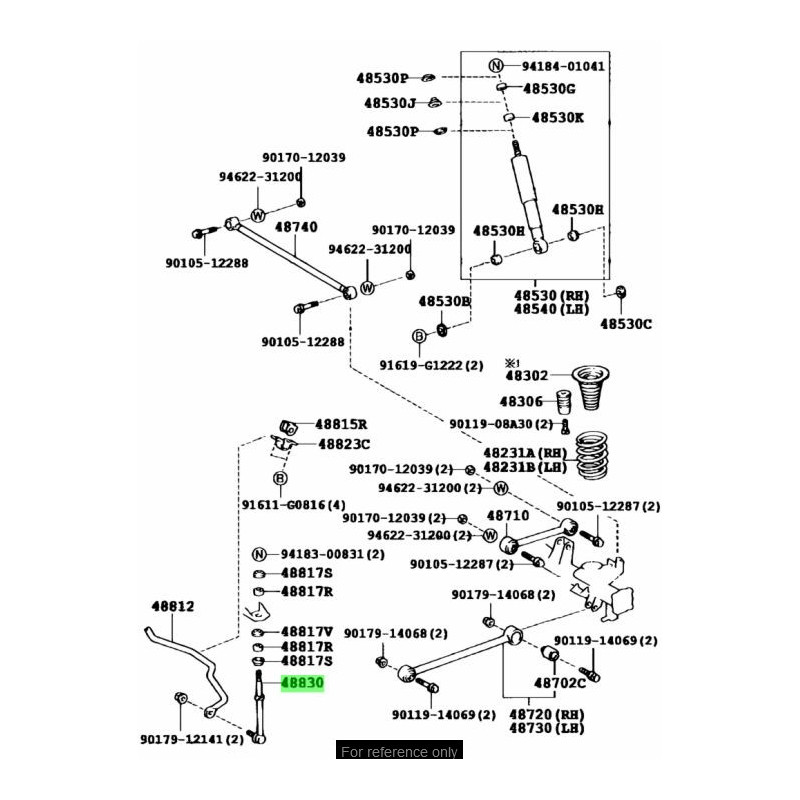 BIELLETTE de BARRE Stabilisatrice [Origine Constructeur]  