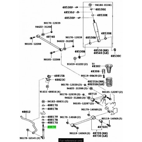 BIELLETTE de BARRE Stabilisatrice [Origine Constructeur]  