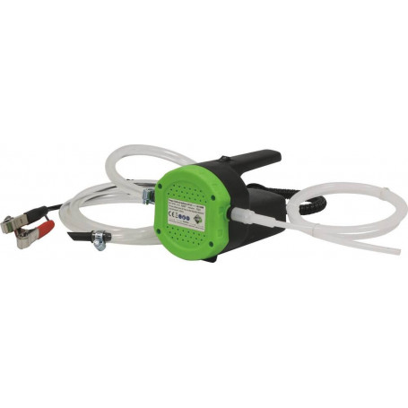 Pompe à huile électrique sur batterie 12V 2,5 l/min - en kit tuyau/pinces