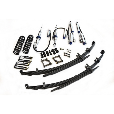 KIT DE SUSPENSION TERRAIN TAMER REHAUSSE +40/50MM POUR TOYOTA HILUX VIGO DE 2005 A 2015  " avec AMORTISSEUR PROSHOCK "