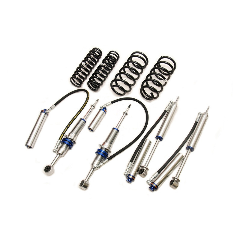 KIT SUSPENSION TERRAIN TAMER  AM PROSHOCK POUR TOYOTA KDJ/GRJ120/125 2002-2008 ( AVEC COUSSIN D AIR ORIGINE ) - Réhausse de 40mm