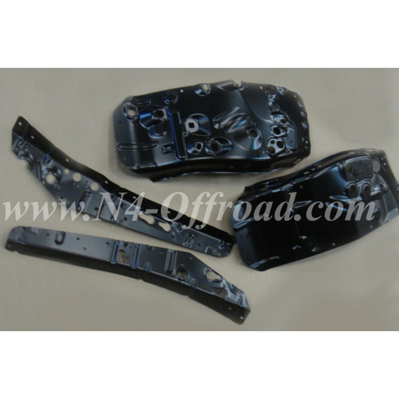 Kit de renforts d'ailes avant à souder pour Toyota Land Cruiser KDJ120 KDJ125 - kit de 4 pièces 