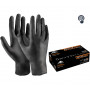 GANTS nitrile noire - boite de 100 - non poudré - T10  XL