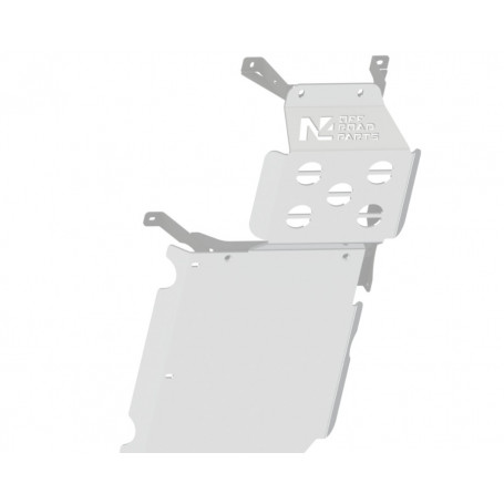 Ski protection réservoir et silencieux arrière aluminium 6mm Dacia Duster 4x4 2009-2023 N4-Offroad