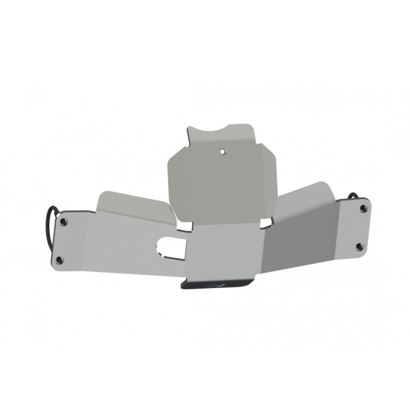 Ski de protection de nez de pont arrière en aluminium de 8mm pour Nissan Navara D23 NP300 2016-2019 N4-Offroad 