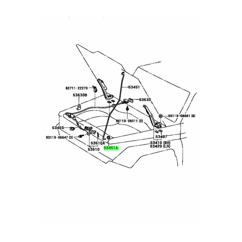 CONE FENDU de GOUJON de MOYEU  