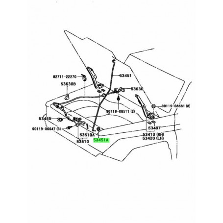 CONE FENDU de GOUJON de MOYEU  