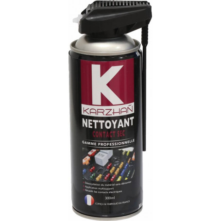 Nettoyant contact électrique avec tête 2 jets - aérosol 300ml