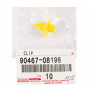 clips de fixation elargisseurs d'aile jaune " origine constructeur " 