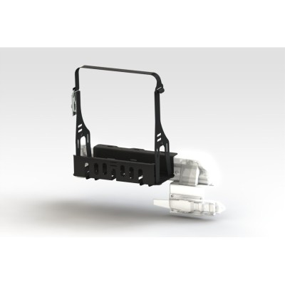 PARE CHOC ARRIERE POUR  FORD RANGER T7 15-19 3.2 DIESEL " accessoires en options "   