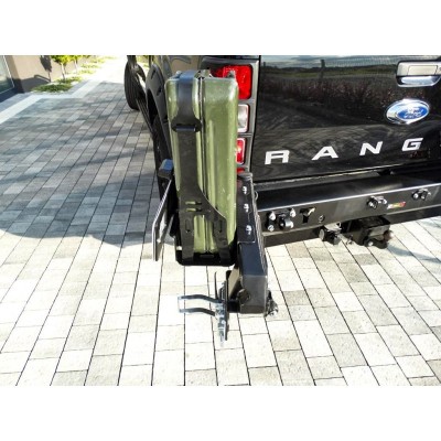 PARE CHOC ARRIERE POUR  FORD RANGER T7 15-19 3.2 DIESEL " accessoires en options "   
