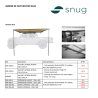 AUVENT LATERAL SNUG 200 x 200 cm 