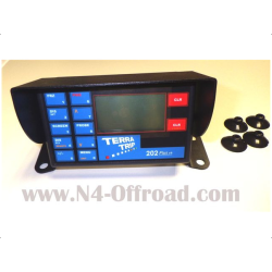 Support Terratrip V4 & V5 alumium noir avec ventouses N4-Offroad 