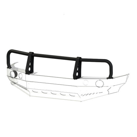 PARE CHOC AVANT AVEC BULLBAR modèle GU4 - TOYOTA LAND CRUISER J90/95 96-99 