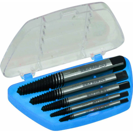 Extracteur de vis cassée 3,9 à 10,9mm - boîte de 5 pcs 