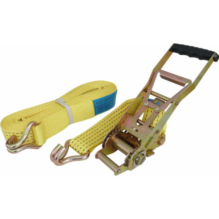 Sangle d'arrimage à cliquet séparé inversé 50mm 7,5T 9m doigts soudés 