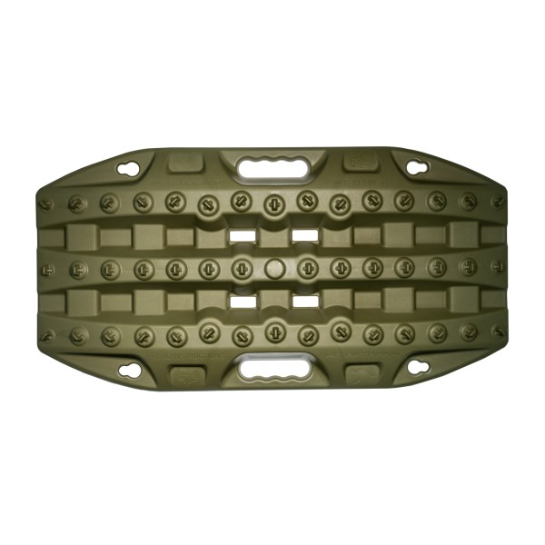 Plaque à sable Maxtrax Mini + Jaxbase vert olive - Le set