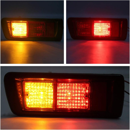 KIT DEUX FEUX ARRIERE [cristal] - pare choc 