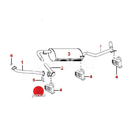 TUBE Primaire - Pour véhicule avec filtre à particules 