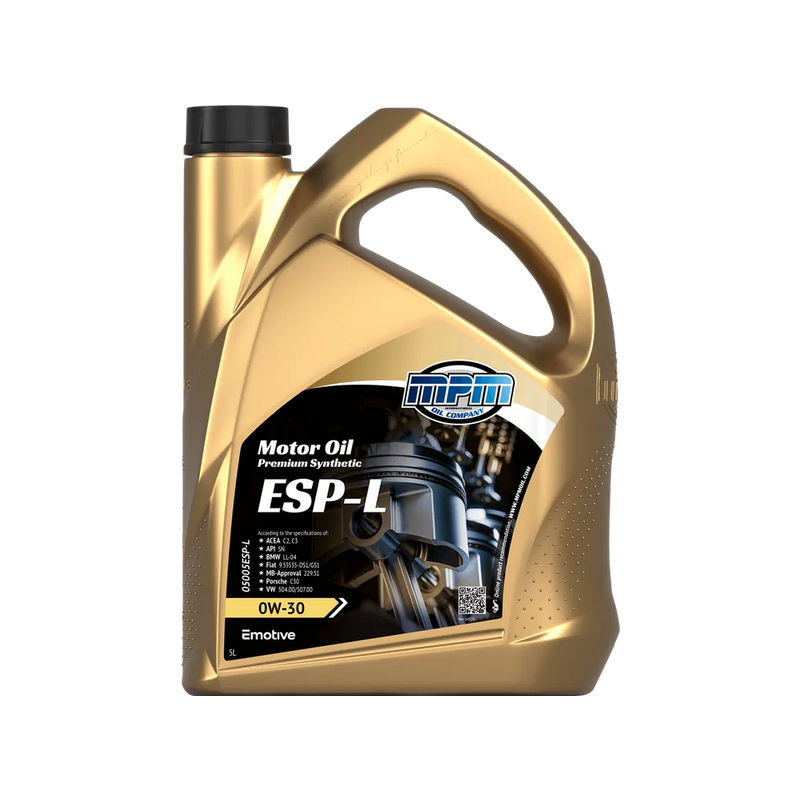 HUILE MOTEUR 0W-30 Premium Synthetic ESP-L 