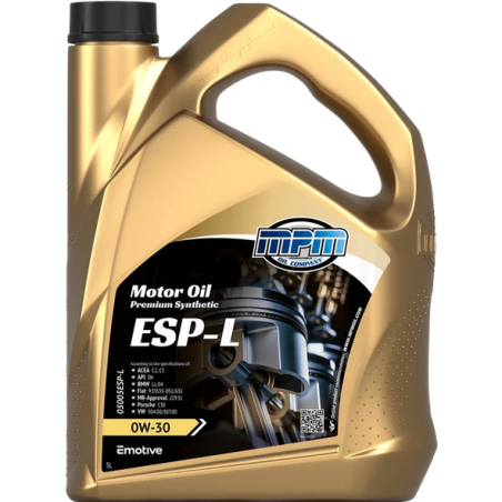 HUILE MOTEUR 0W-30 Premium Synthetic ESP-L 
