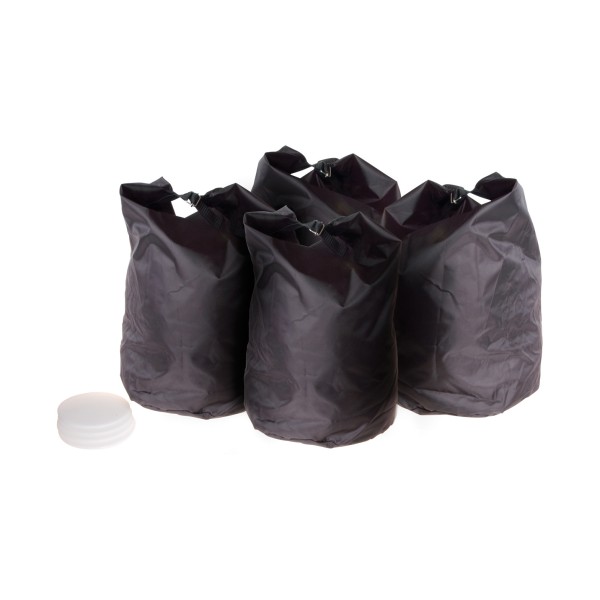 Kit de 8 sacs d'arrimage de auvent à remplir pour sol dur