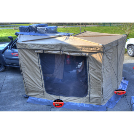 AUVENT ORBITAL 270° / 250CM GAUCHE AVEC PIEDS DJEBELXTREME 