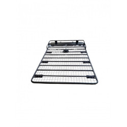 PLATEAU GALERIE ACIER 220x135cm AVEC STOP CHARGE ET SUPPORT ROUE DJEBELXTREME 