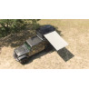 Store lateral James Baroud 170x240 gamme Frontier pour tente de toit Odyssey 
