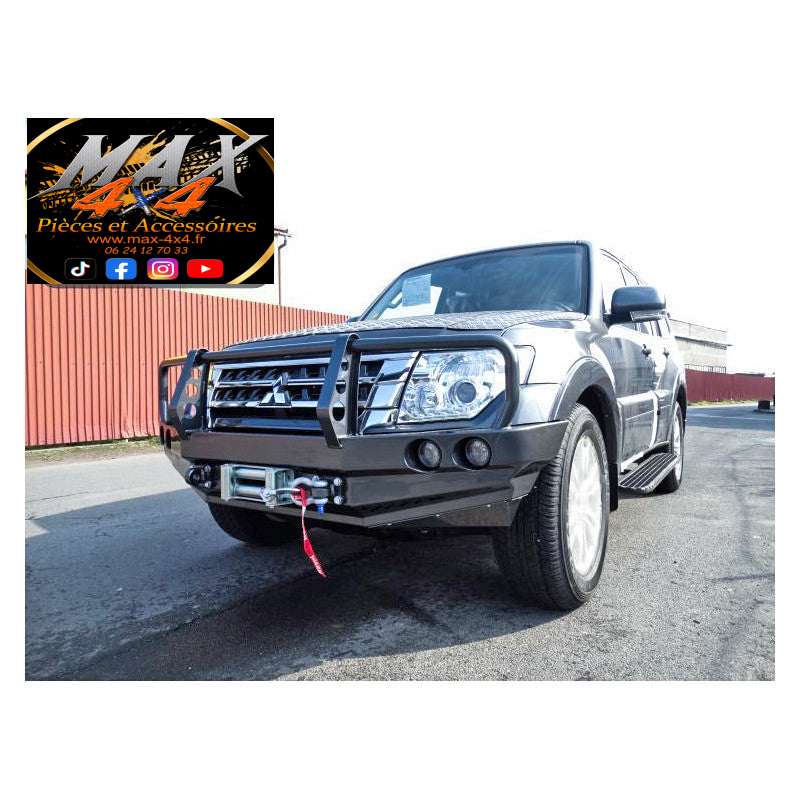 PARE CHOC AVANT AVEC BULLBAR Mitsubishi Pajero IV 06-15 