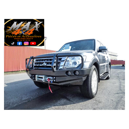 PARE CHOC AVANT AVEC BULLBAR Mitsubishi Pajero IV 06-15 