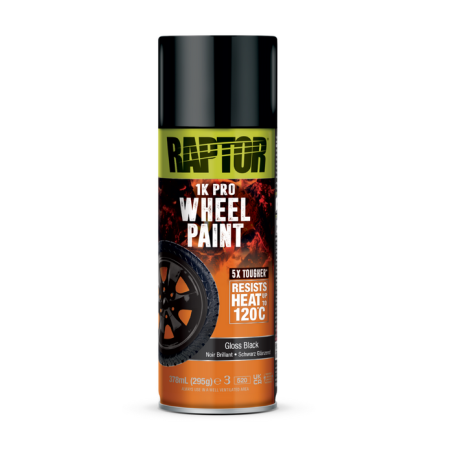 PEINTURE POUR JANTES " RAPTOR " - Noir Brillant 
