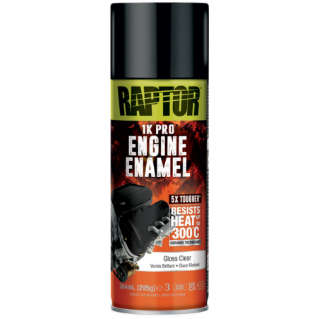 PEINTURE POUR MOTEUR 300°C " RAPTOR " - appret  