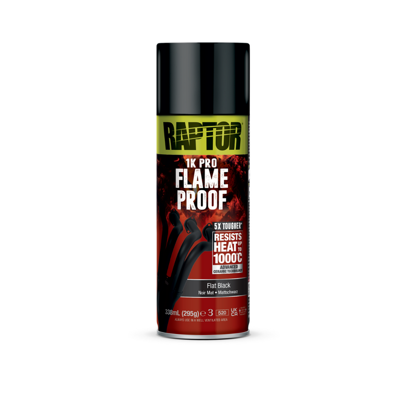 PEINTURE CÉRAMIQUE IGNIFUGE 1000°C " Noir mat " 